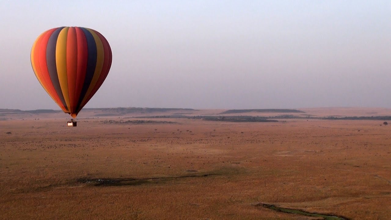 Hot air balloon safaris in Maasai Mara National Reserve