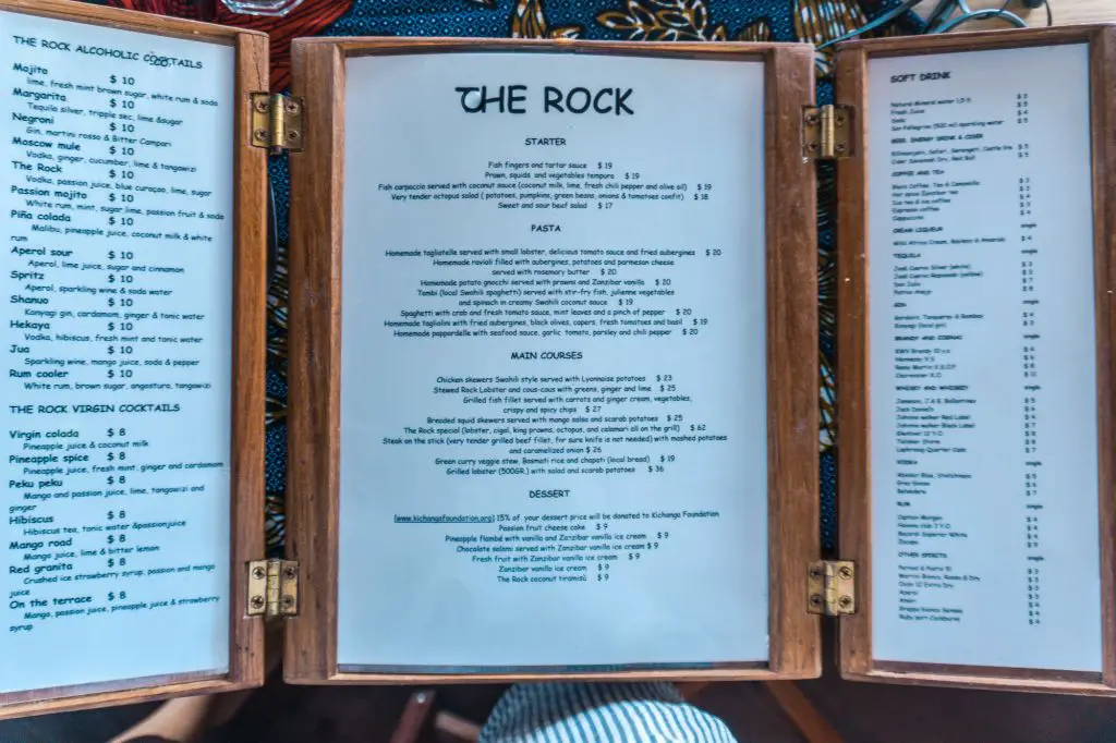 Visiting The Rock Restaurant – Zanzibar