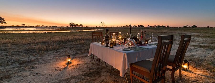 camp-hwange-Bush-Dinner