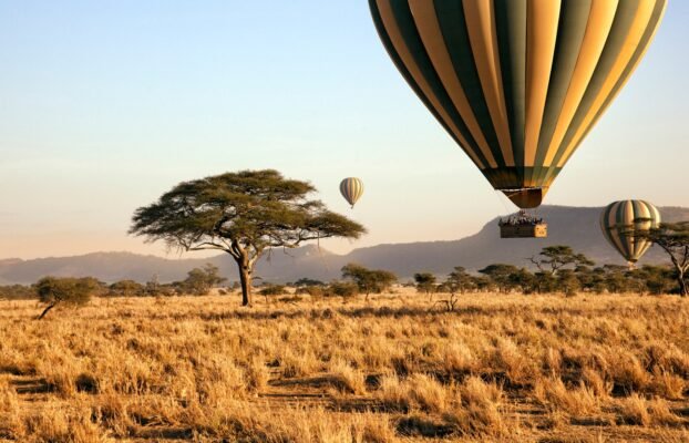 Best Places to go on a hot air balloon safari in Africa